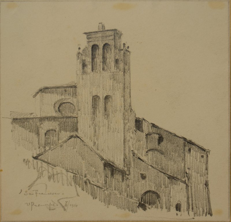 1914 - La chiesa di San Francesco a Orvieto